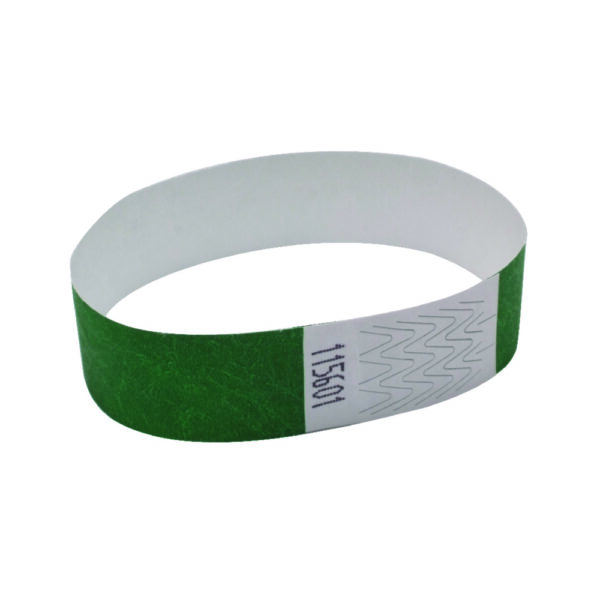 Announce Wrist Bands 19mm Green (Pack of 1000)