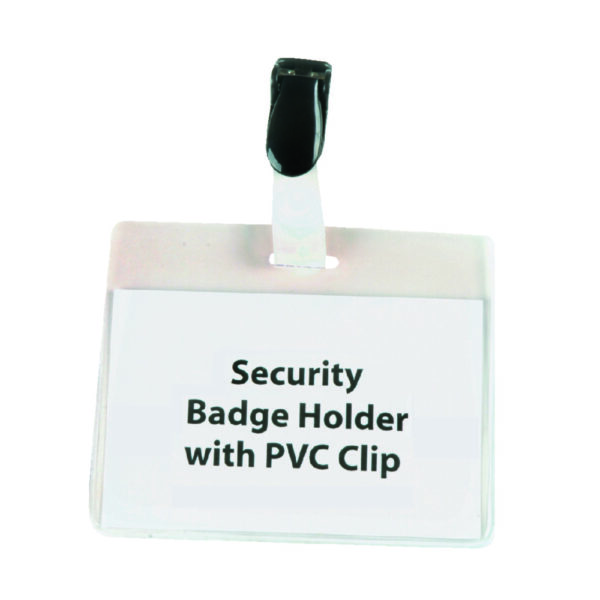 Announce Security Name Badge 60x90mm (Pack of 25)