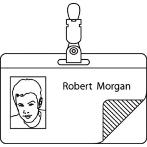 Announce Self Laminating Badge 54x90mm (Pack of 25)