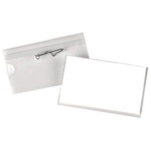 Announce Pin Name Badge 40x75mm (Pack of 100)