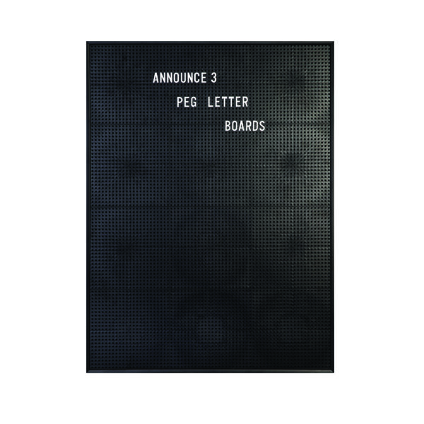 Announce Peg Letter Board 463 x 615mm