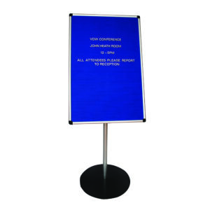 Announce Groove Letter Board with Stand